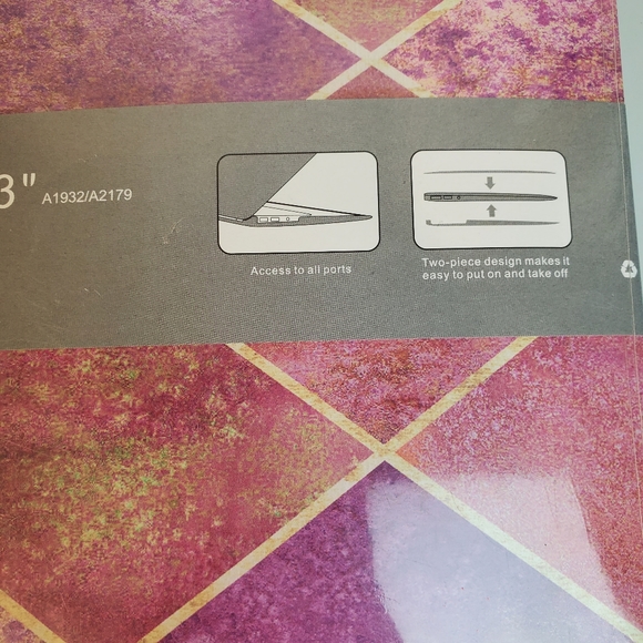New Air 13", A1832 A2179 plastic case. - Picture 5 of 6